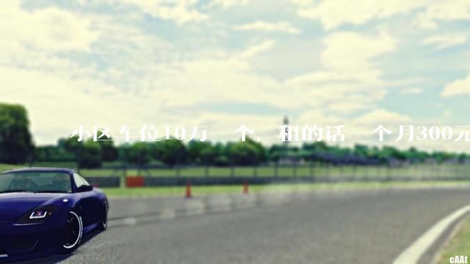 小区车位10万一个，租的话一个月300元，还有必要买车位吗？