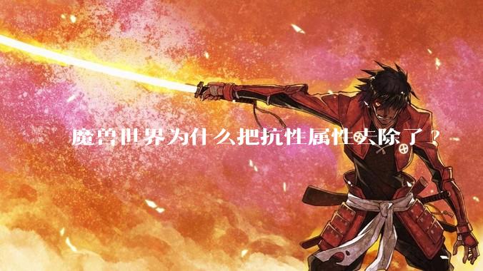 魔兽世界为什么把抗性属性去除了?